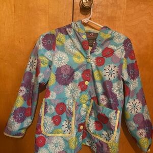 Skechers Vibrant Floral Kids Raincoat